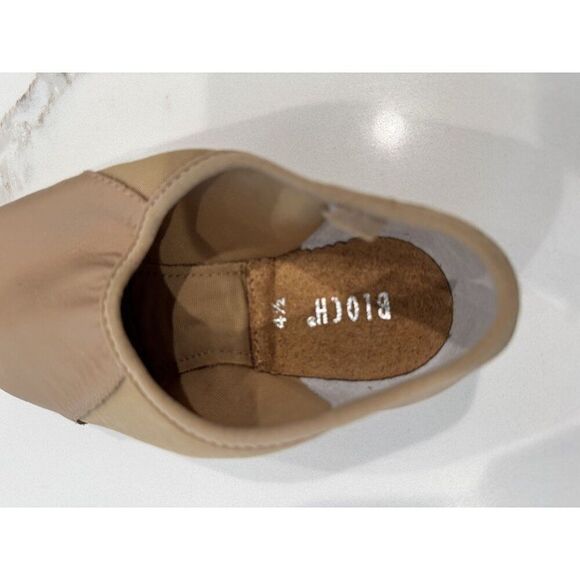 Bloch NWT Neo-Flex Jazz Shoes in Tan Size 4.5 - Picture 4 of 5